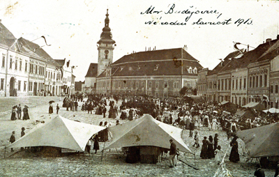 Moravske Budejovice im Jahr 1913